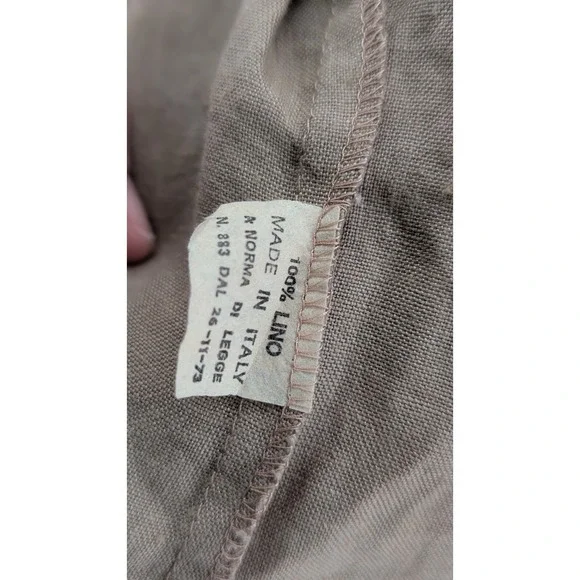 Clio 100% Linen Blazer Made in Italy Size 46Minimalist Lightweight Jacket